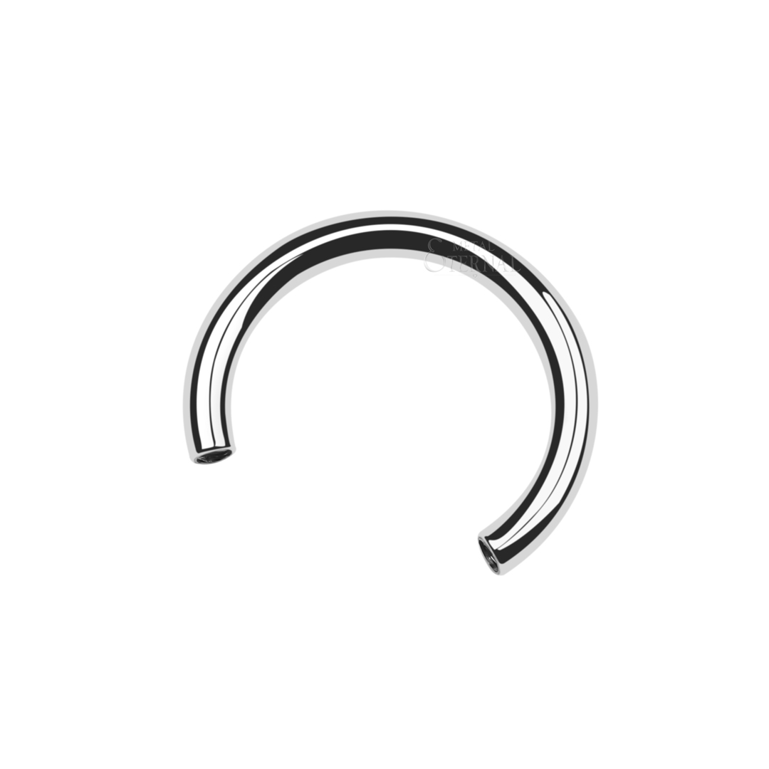 Titanium Threadless Basic Circular Piercing Bar