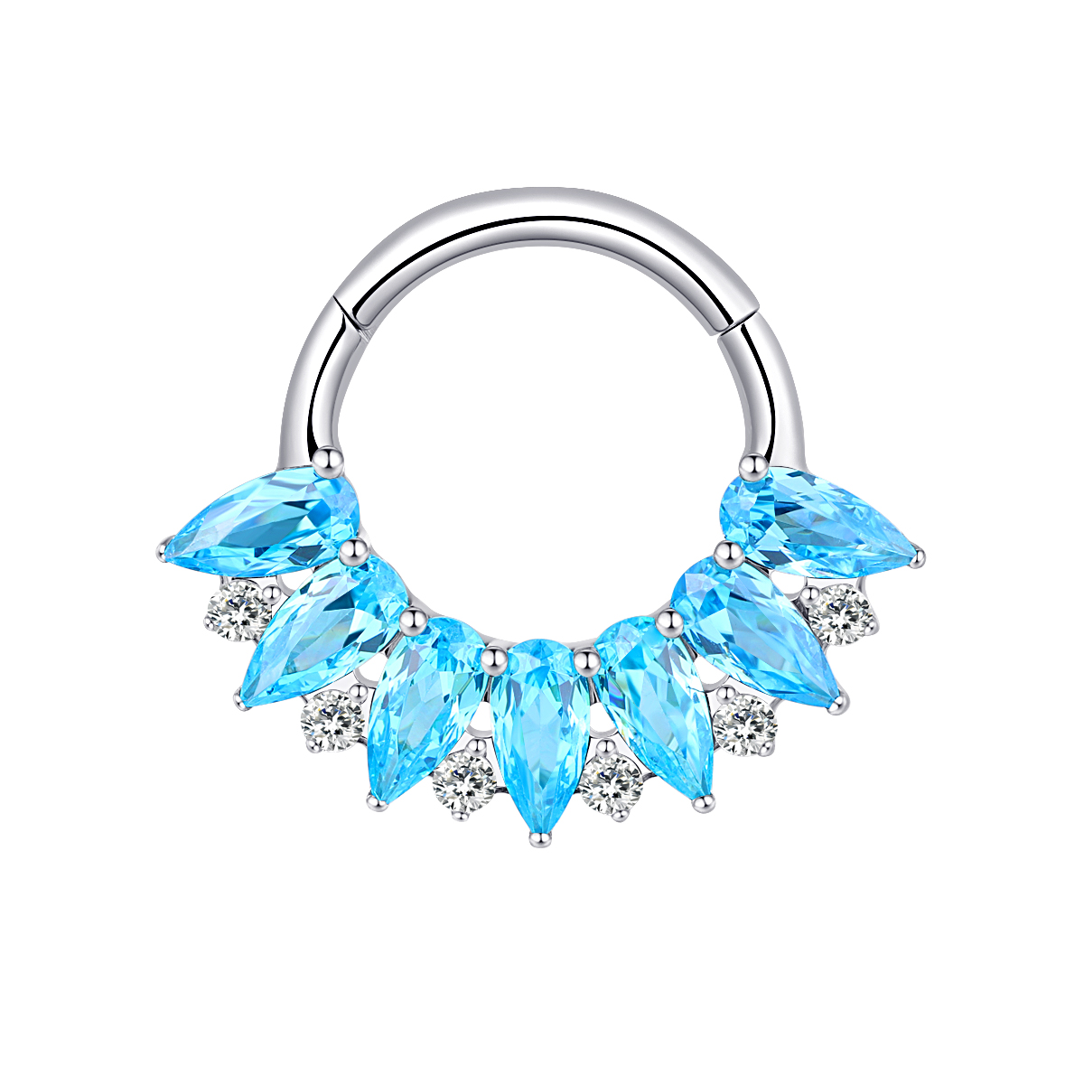 ASTM F136 Titanium Clicker ring Piercing Jewelry 