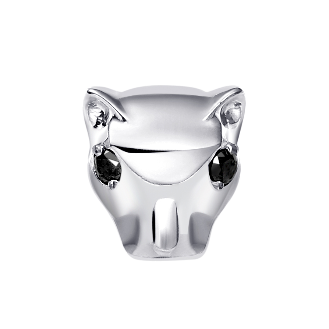 Eternal Metal Leopard Head Threaded Top Piercing Jewelry