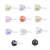 ASTM F136 Titanium Colourful Zircone Ball Threadless Top Piercing Jewelry 
