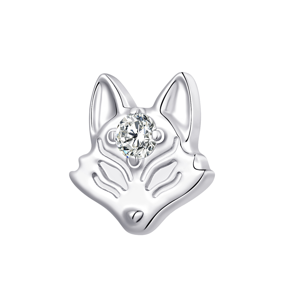 ASTM F136 Titanium Fox Shape Threadless Top