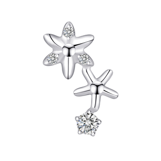 ASTM F136 Titanium Flower Cluster Shape Threadless Top