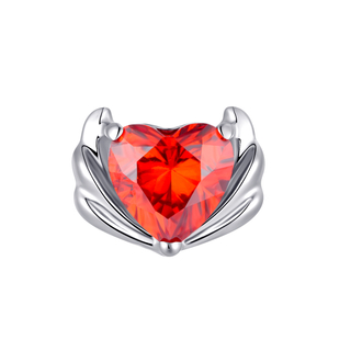 ASTM F136 Titanium Heart Shaped Threaded Tops Piercing Jewelry 