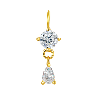 14K Solid Gold Charm Piercing Jewelry 