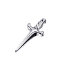 ASTM F136 Titanium Labret Sword Shape Lip Piercing Jewelry Internally Threaded Ends