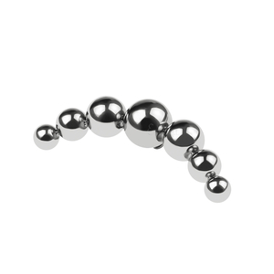 Titanium Threaded Curved Shape Ball Cluster Bead Piercing Tops