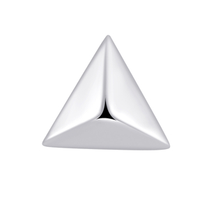 ASTM F136 Titanium Pyramid Threadless Top Piercing Jewelry 