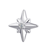 ASTM F136 Titanium Star Shaped Threaded Tops Piercing Jewelry 