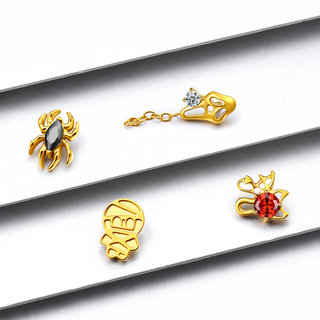 Christmas Spider G23 Titanium Internally Threaded Top for Earrings Piercing