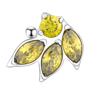 ASTM F136 Titanium Marquise Flower Threadless Top Piercing Jewelry 