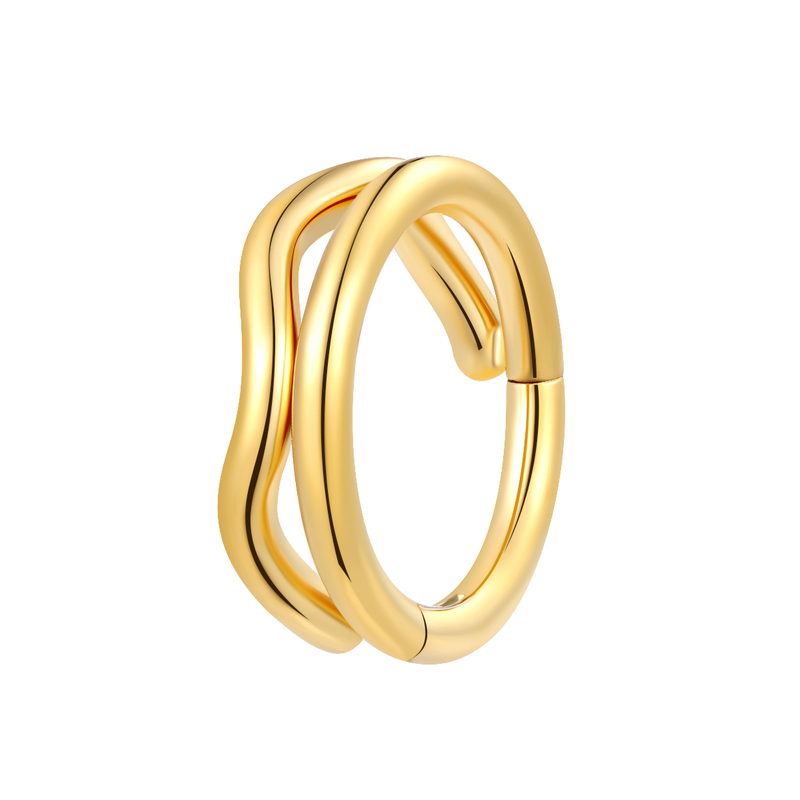 ASTM F136 Titanium Double-Layer Corrugation Hinged Segment Ring