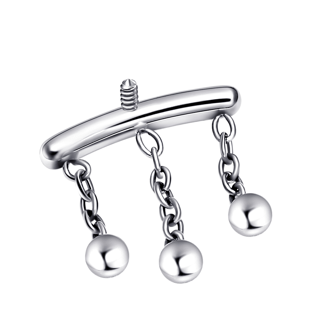 Dangling Chain Threaded Labret