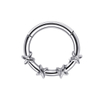 ASTM F136 Titanium Hinged Ring Segment Piercing Jewelry
